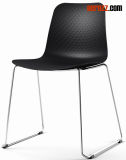 Modern Design Restaurant Chrome Plastic Loose Dining Chair