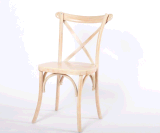 Hot Sale Limewash Color Beech Wood Cross Back Chair