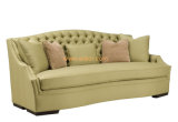 (CL-6618) Antique Wooden Fabric Sofa for Hotel Home Furniture