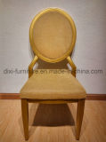 Medium Round Back Metal Frame Dining Chair