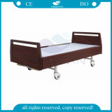 Two Cranks Home Wooden Folding Elderly Patient Hospital Bed (AG-BYS117)