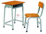 Fix and Durable Schoo Furniture Wooden Student Single Desk and Chair Sets