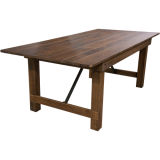Large Wooden Foldable Farmhouse Dining New Wedding Tables