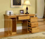 Oak Solid Wood Office Desk Study Desk Study Room Furniture Modern Style (M-X2496)