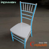 Cheap Modern Outdoor Hotel Wedding Event White Metal Resin Chiavari Chair