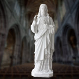 Sacred Heart of Jesus Statue, Marble Religious Sculpture T-6500