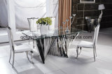Modern Appearance Tempered Glass Top Dining Table 957#