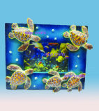 Polyresin Photo Frame, 3D Turtle Resin Frame Crafts
