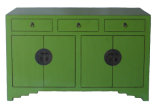 Antique Reproduction Green Wooden Buffet Lwc195