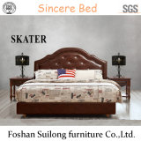 American Style Bed Fabric Bed Leather Bed