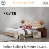 A23 American Style Fabric Bed Leather Bed