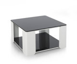 Square Glass Tempered Coffee Table (CT121)