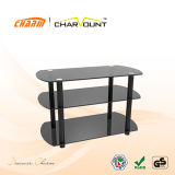 Hot Selling 3 Tiers Tempered Glass LCD TV Stand Mount (CT-FTVS-K211BS)