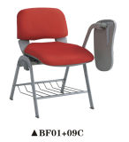 Useful Training Furniture Chair with Writing Pad and Bookcase