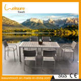 New Arrival Superior Quality Leisure Garden Aluminum Rattan Chair and Table for Glass Outdoor Patio Table Set Furniture
