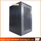 22u Single Section Wall Mount Cabinet with Front Flat Mesh Door