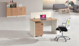 Modern Wood Office Schoool Computer Staff Desk with Pedastal