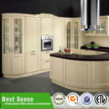 Piano White Lacquer Finish Kitchen Cabinet for Project/ Home Use