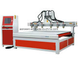 Four-Spindles 3D Woodworking CNC Router Engraving and Carving Machine