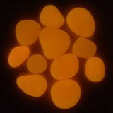 Orange Color Glow Pebbles in Dark