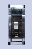 Barber Shop Makeup Beauty Furniture Antique Cheap Styling Luxury Hair Salon Silver Mirror Station for Sale (MY-B078)