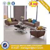 Black and White Genuine Leather Living Room Sofa (HX-8N1492)