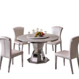 Latest Design Marble Top Round Rotary Dining Table