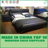 Modular Double King Size Real Leather Bed