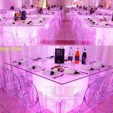 Wholesale 80cm Wedding Plastic Design LED Cube for Table