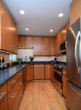 North American Modern Apartment Kitchen Cabinet