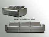 European Modern Wood Leather Fabric Sofa Seat (D-28)