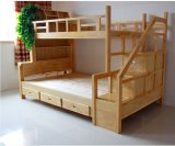 Hot Selling Solid Wood Bunk Bed with Ladder Ark (M-X1110)