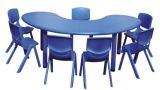 Plastic for School Adjustable Learning Corner Study Moon Table