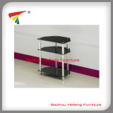 Fashion Black High Glass TV Shelf (TV017)