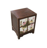 Chinese Antique Furniture Painted Small Wooden Cabinet Lwb756