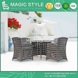 Leisure Wicker Dining Set with Open Weaving Outdoor Dining Set (Magic Style)