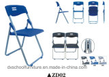 Cheap Practical Folding Conference Plastic Chair with Steel Frame