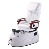 Reclining Pedicure Chair All White Promotion Backrest Kneading Massage