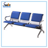 Modern Public PU Leather 3-Seater Waiting Chair