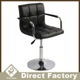 Factory Offer Leather Bar Chair with Armrest