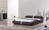 Casual Modern Real Leather Bed