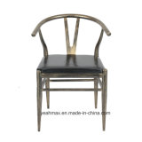 Chinese Stacking Chair with Metal and PU Upholstered
