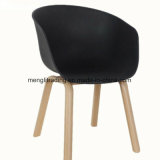 Upscale Banquet Chair Plastic Chair with Transfer Printing Metal Leg