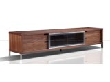 White Lacquered Luss TV Stand/Entertainment / Unit / Cabinet