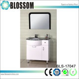 Simple Design PVC Wash Basin Bath Cabinet (BLS-17047)