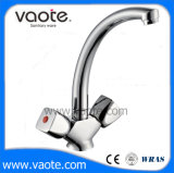 Double Handle Wall Mounted Kitchen Faucet (VT61905)