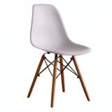 Amazing Design PP Plastic Chair with Metal and Wooden Legs