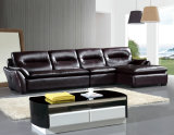 Brown Sofa, L Shape Corner Sofa, Living Room Sofa (985)