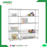Multiple Layers Chrome Wire Storage Shelving