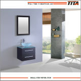 Modern Tempered Glass Basin Solid Wood Glass Bathroom Cabinet Vanities